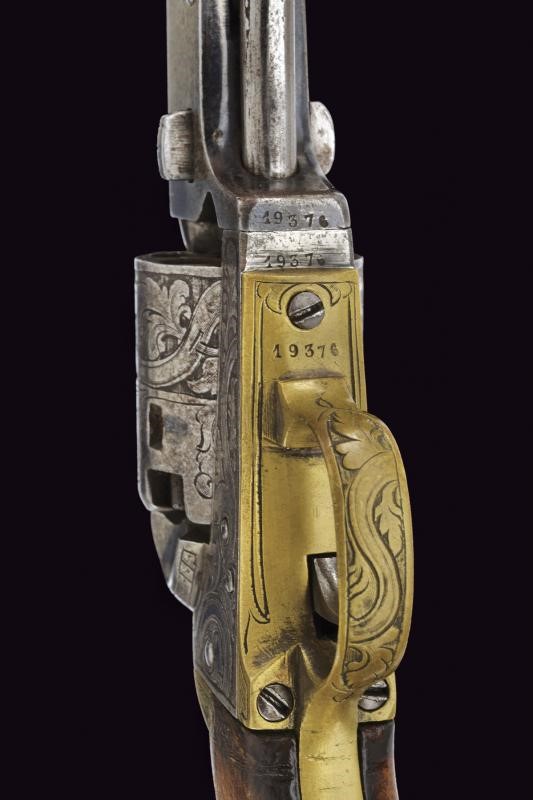 Revolver a luminello Colt Patent inciso