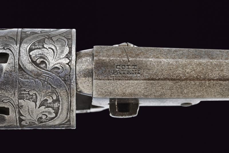 Revolver a luminello Colt Patent inciso