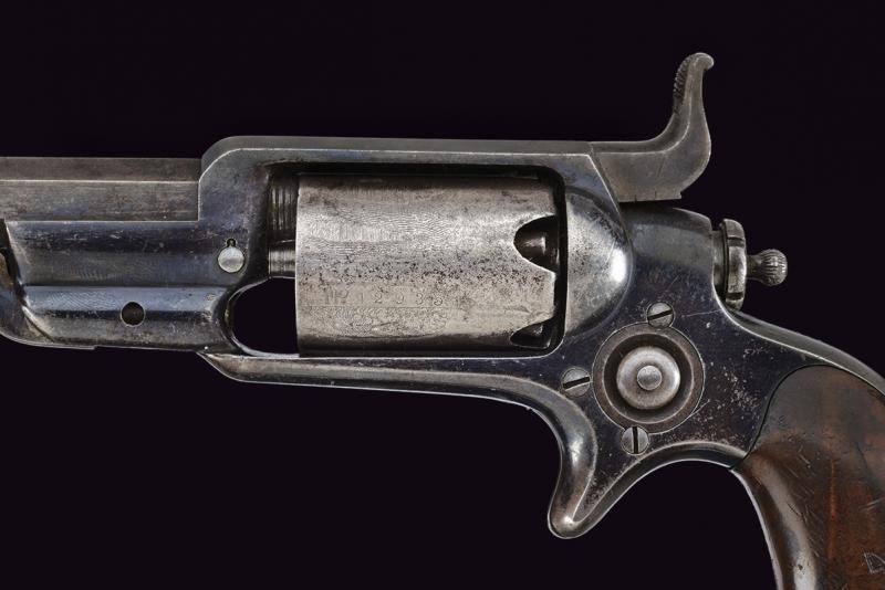 Colt Model 1855 Sidehammer Pocket Revolver "Root Model" in cassetta