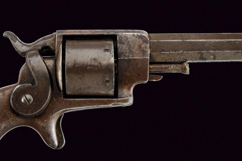 Allen & Wheelock 32 Sidehammer Rimfire Revolver, second model