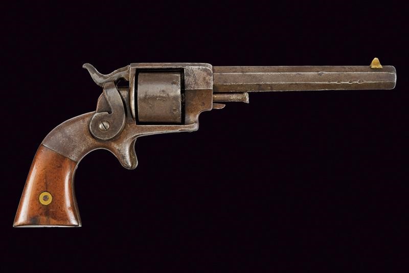 Allen & Wheelock 32 Sidehammer Rimfire Revolver, second model