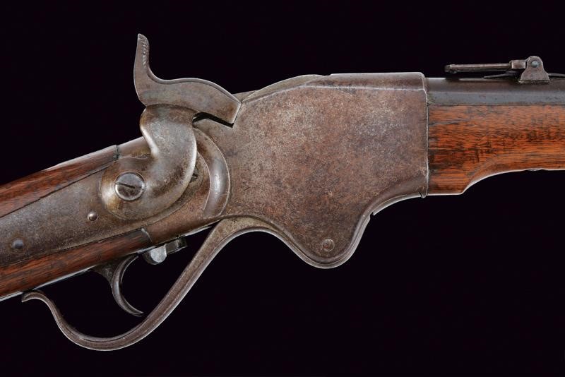Spencer Repeating Carbine Model 1865 con Timbri D'ispezione Militare
