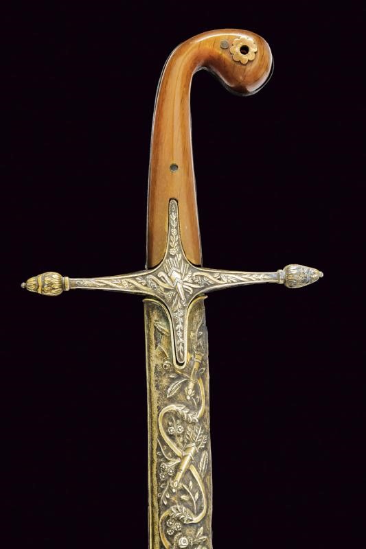 Shamshir con Fornimenti in Argento