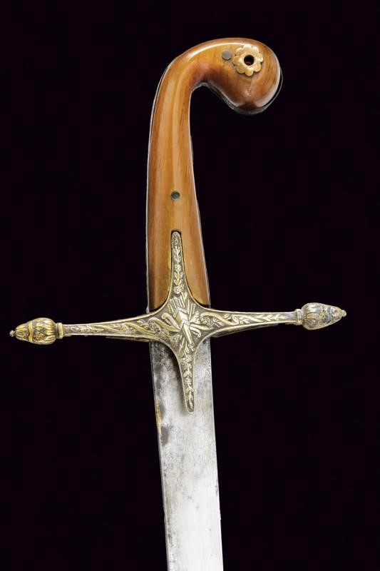 Shamshir con Fornimenti in Argento