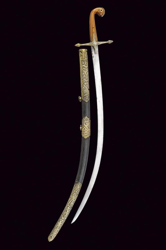 Shamshir con Fornimenti in Argento