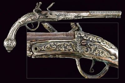 Interessante Pistola a Pietra Focaia