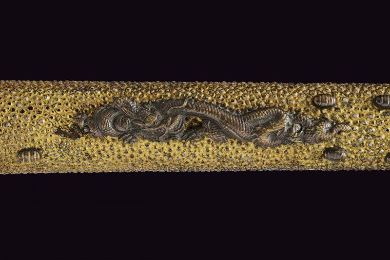 Interessante e Raro Tachi con Firma Kuni Karachi No Kami Fujiwara Masahiro