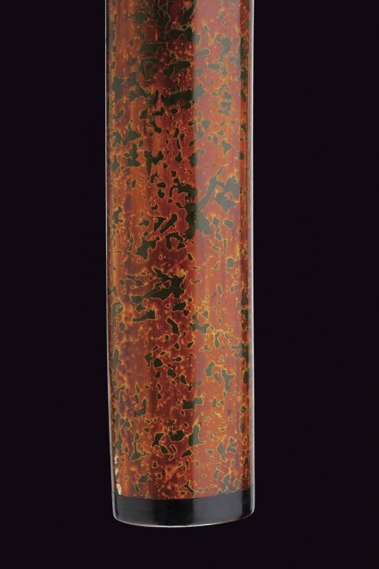 Tanto in Koshirae Aikuchi Tsugaru-nuri