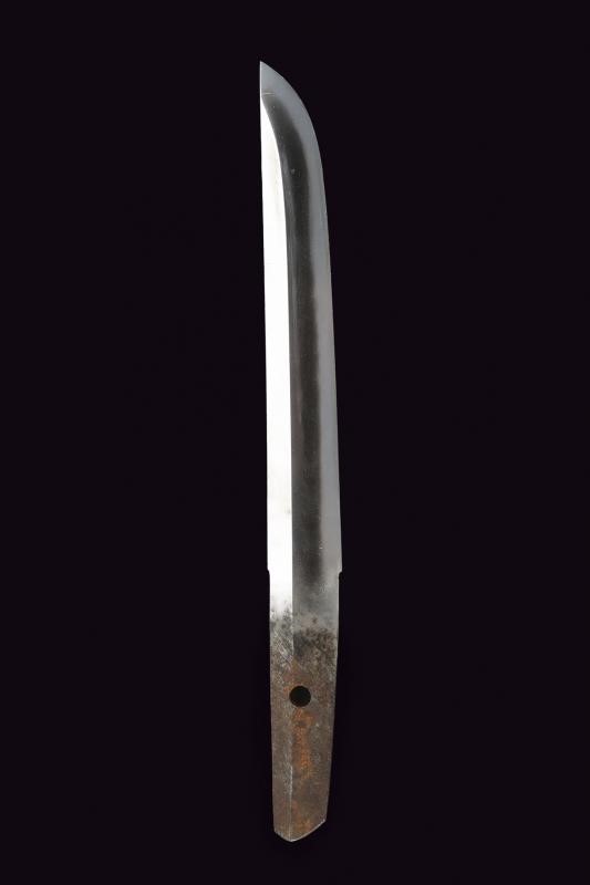 Tanto in Koshirae Aikuchi Tsugaru-nuri
