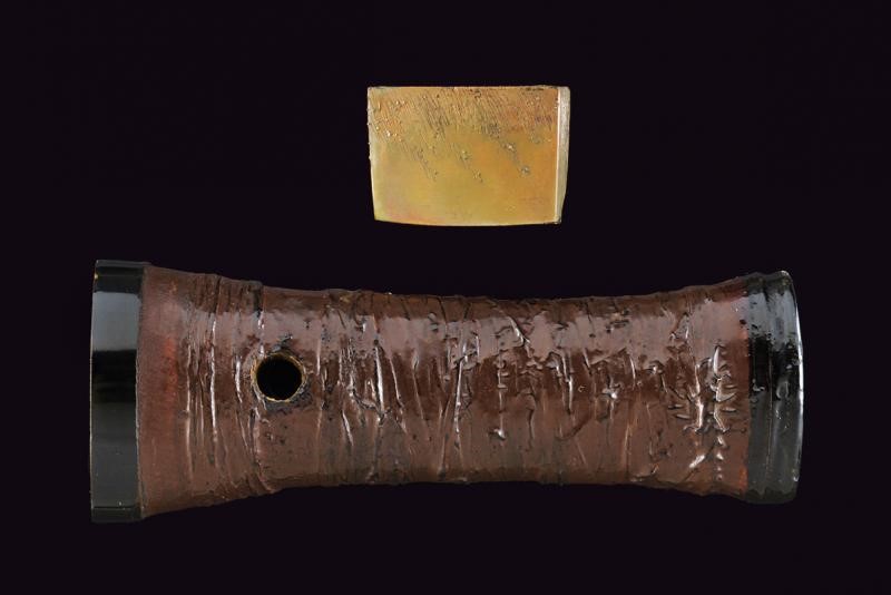 Tanto in Koshirae Aikuchi Tsugaru-nuri