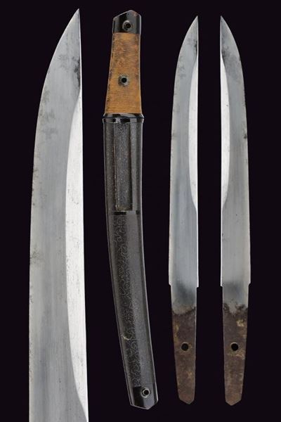 Tanto in Koshirae Aikuchi Ishime-nuri