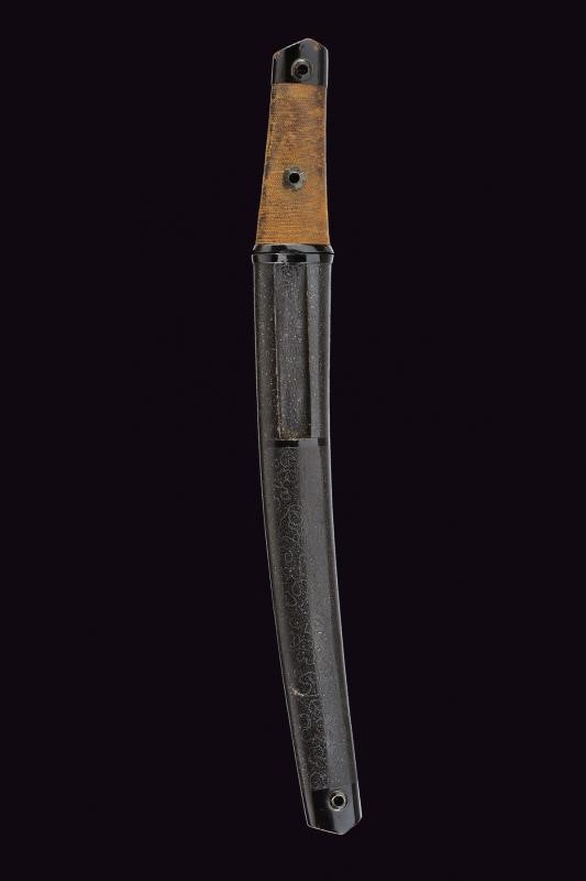 Tanto in Koshirae Aikuchi Ishime-nuri