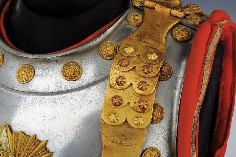 Busto ed Elmo per Corazzieri, Epoca Umberto i