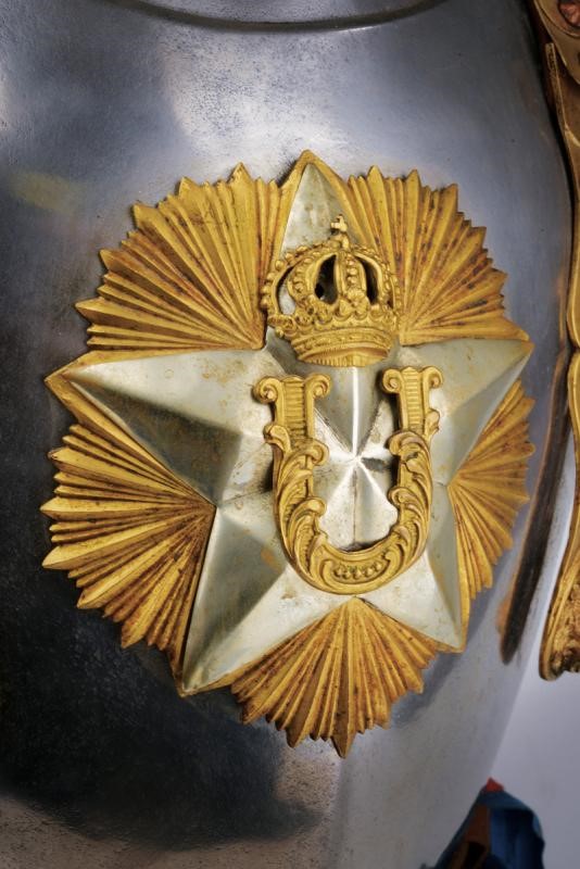 Busto ed Elmo per Corazzieri, Epoca Umberto i