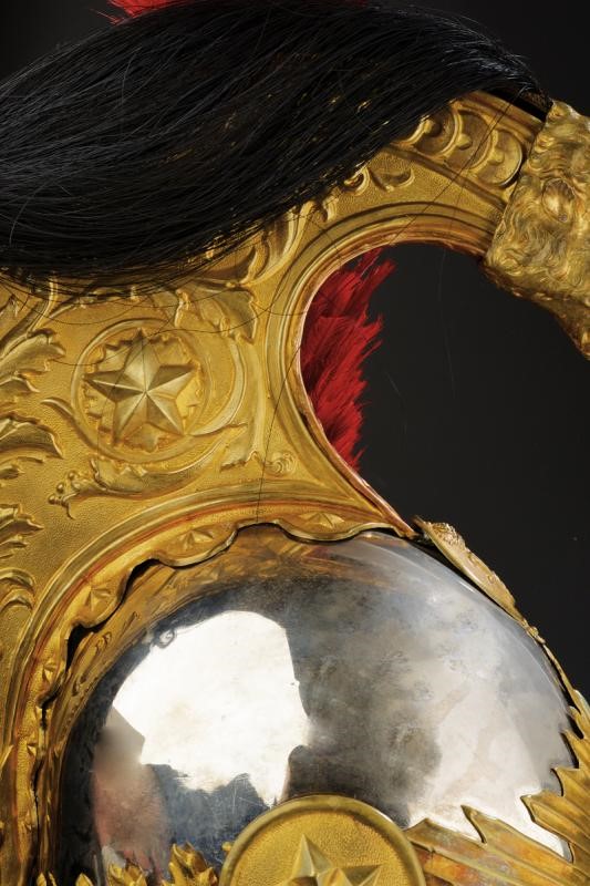 Busto ed Elmo per Corazzieri, Epoca Umberto i