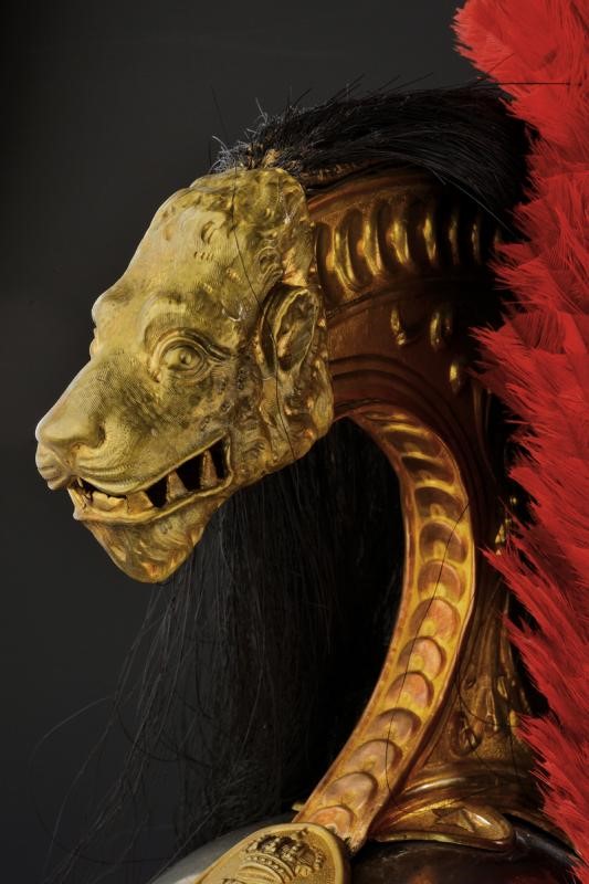 Busto ed Elmo per Corazzieri, Epoca Umberto i