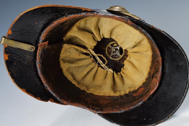 Raro Elmo da Truppa Mod. 1844 del 15° Reggimento di Fanteria