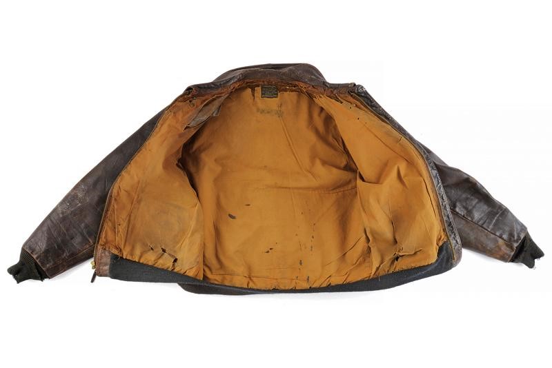 Rara Giacca da Aviatore in Pelle Modello A2 della Army Air Force - 116° Squadrone
