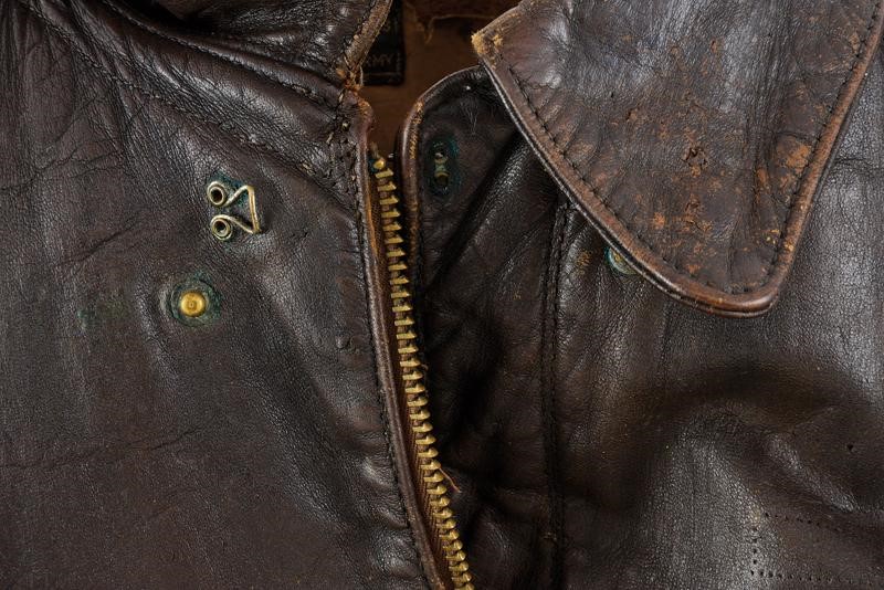 Rara Giacca da Aviatore in Pelle Modello A2 della Army Air Force - 116° Squadrone