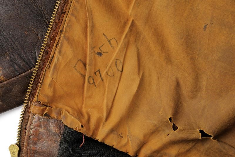 Rara Giacca da Aviatore in Pelle Modello A2 della Army Air Force - 116° Squadrone