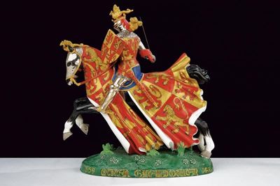 Statua in Porcellana Raffigurante Owain Ap Gruffydd Detto Owain Glyndŵr