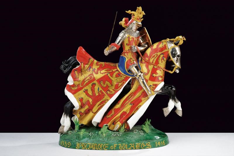 Statua in Porcellana Raffigurante Owain Ap Gruffydd Detto Owain Glyndŵr