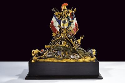 Straordinario Trofeo D'armi in Miniatura
