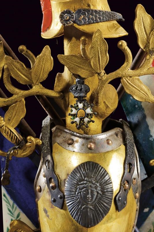 Straordinario Trofeo D'armi in Miniatura