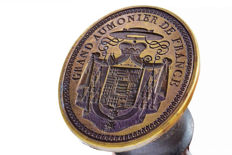 Sigillo da Grande Elemosiniere di Francia "grand Aumônier De France"