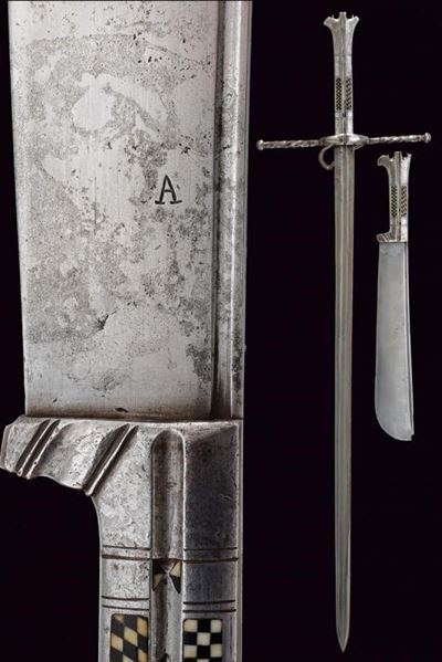 Bellissimo Set da Caccia di Spada e Waidpraxe