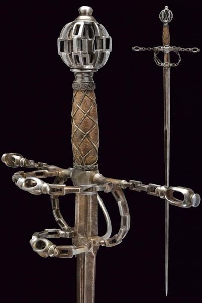 Spada da Lato con Decorazioni a Catena