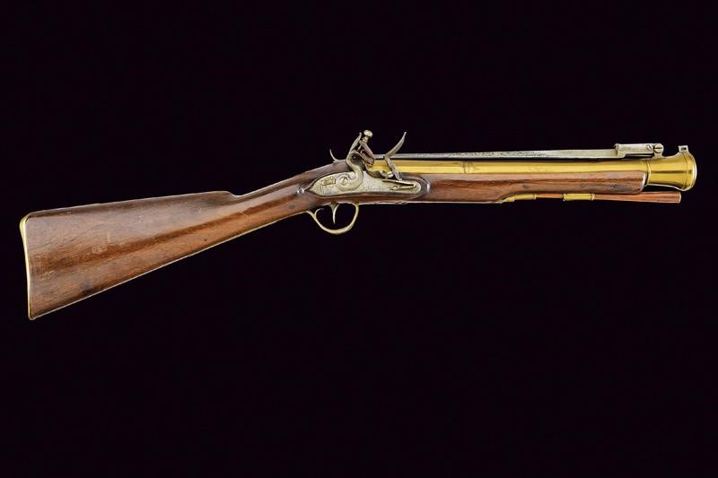 Trombone a Pietra Focaia da Marina con Baionetta a Scatto di Goodwin