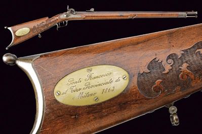 Fucile da Tiro a Luminello sul Tipo del Mod. 1851, Premio di Gara