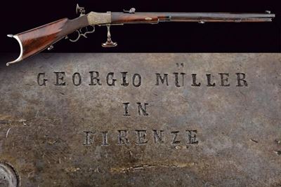 Rara Carabina da Tiro con Sistema Martini di Georgio Müller
