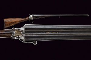 A rare centerfire shotgun with rotating breech-block