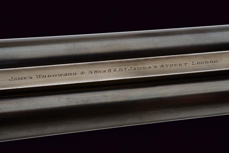 Rara Doppietta a Percussione Centrale di James Woodward & Sons