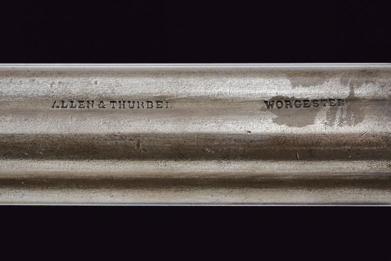 Pepperbox-revolver a Luminello in Cassetta di Allen & Thurber
