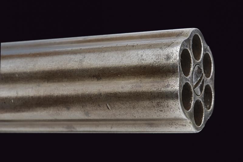 Pepperbox-revolver a Luminello in Cassetta di Allen & Thurber
