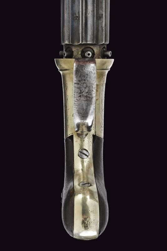 Pepperbox Revolver a Luminello di Manton in Cassetta