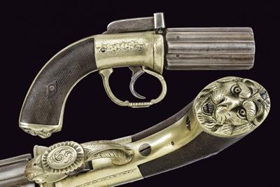 Pepperbox Revolver a Luminello di Egg