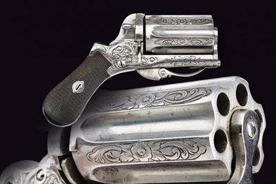 Raro Pepperbox-revolver a Percussione Anulare