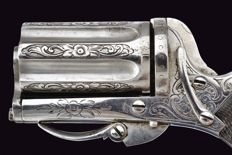 Raro Pepperbox-revolver a Percussione Anulare