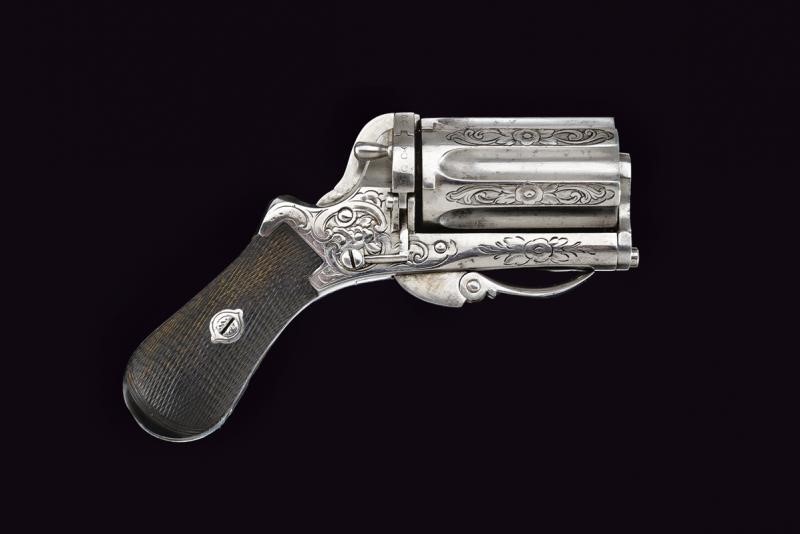 Raro Pepperbox-revolver a Percussione Anulare
