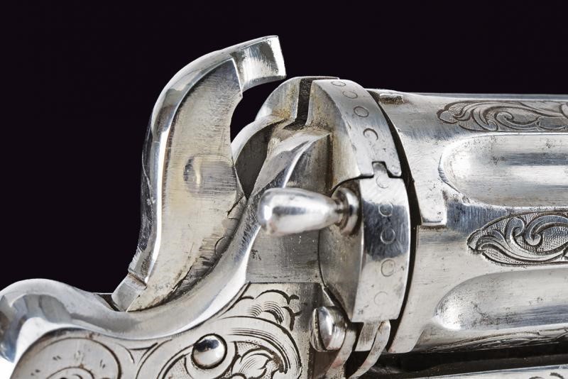 Raro Pepperbox-revolver a Percussione Anulare