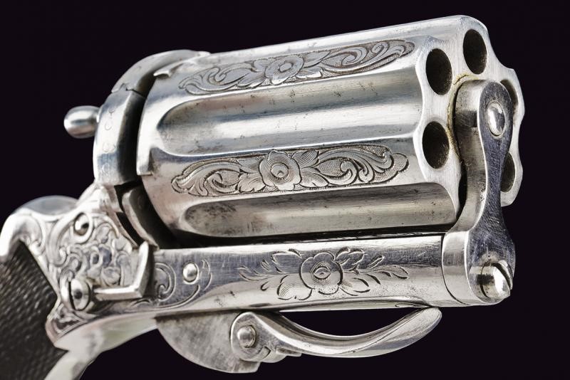 Raro Pepperbox-revolver a Percussione Anulare