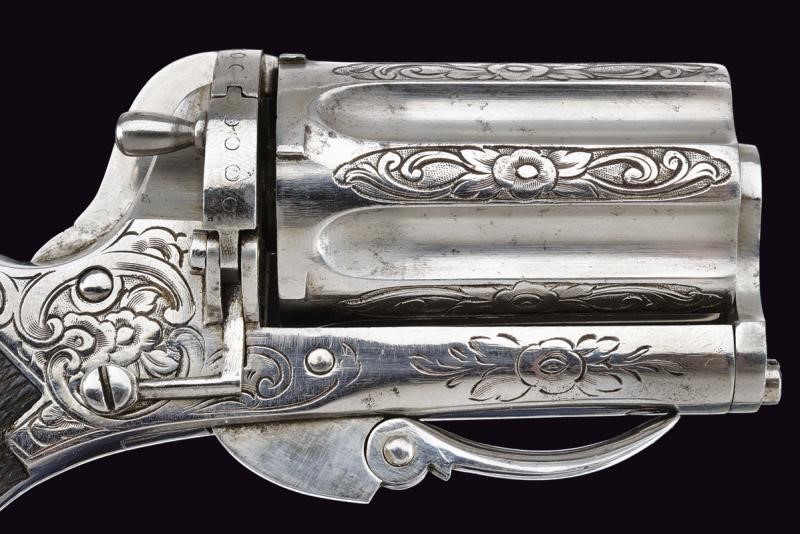 Raro Pepperbox-revolver a Percussione Anulare