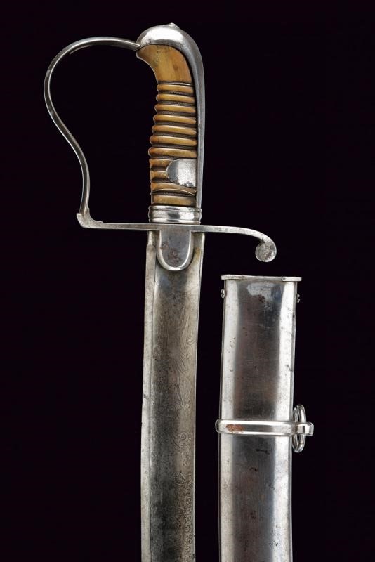 Sciabola da Colonnello Onorario degli Ussari della Guardia Appartenuta al Re Francesco II