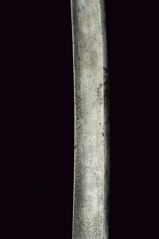 Sciabola da Colonnello Onorario degli Ussari della Guardia Appartenuta al Re Francesco II
