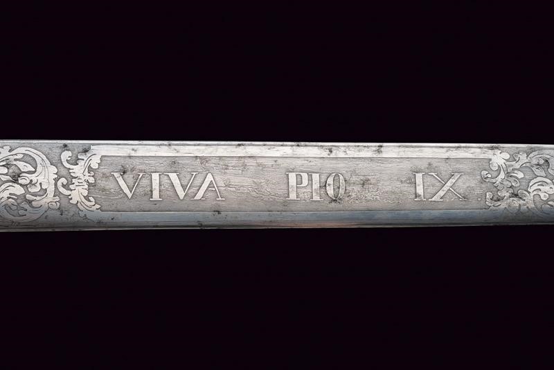 Spada da Ufficiale Subalterno della Guardia Civica Mod. 1847