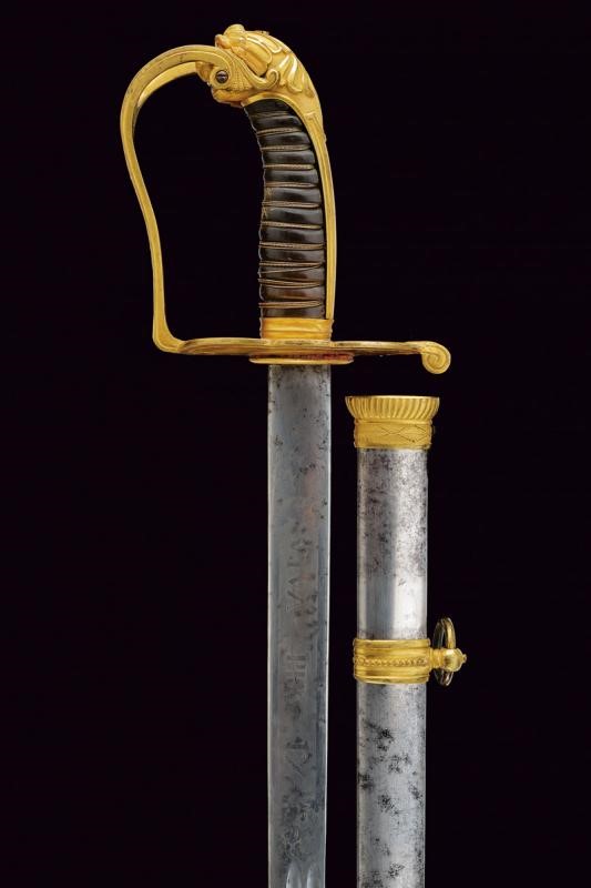 Spada da Ufficiale Subalterno della Guardia Civica Mod. 1847